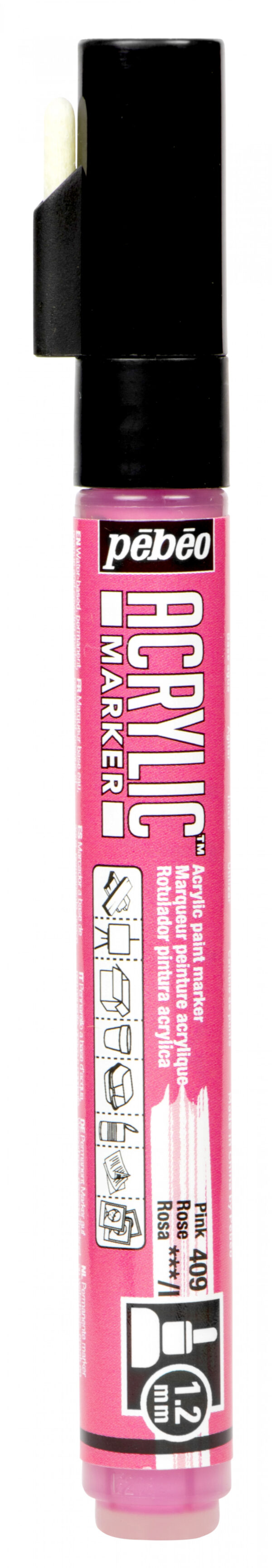 Acrylic Marker Fine 1,2 Mm Tip Pink