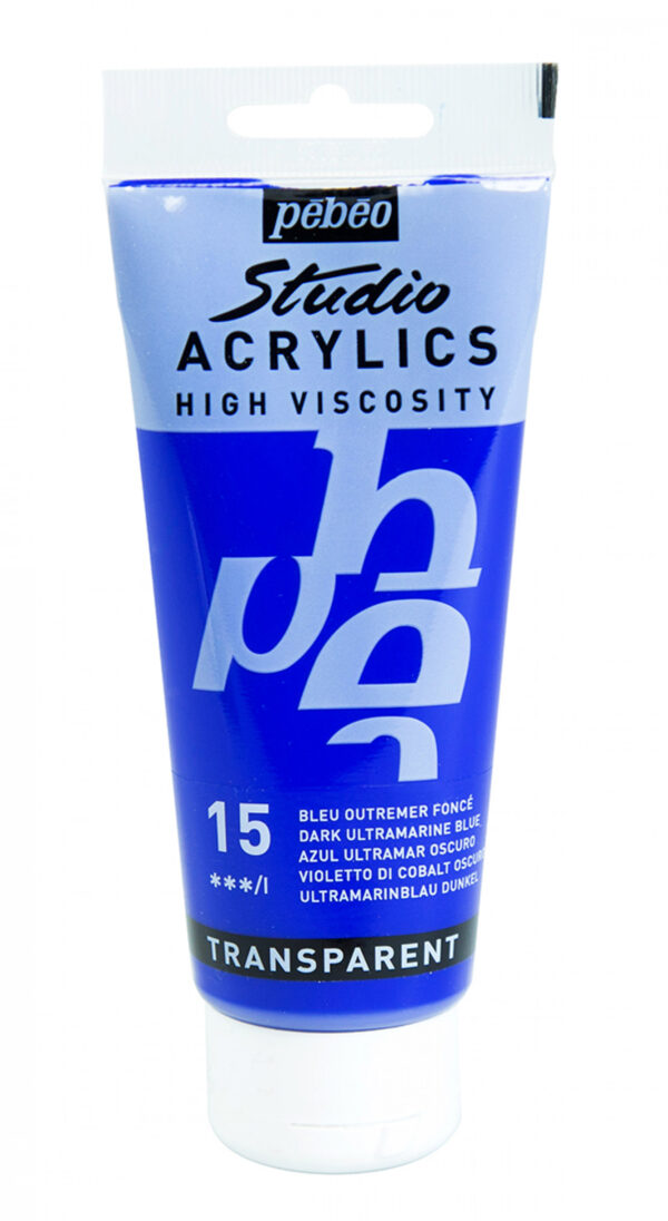 Studio Acrylics Fine Acrylic 100 Ml Dark Ultramarine Blue