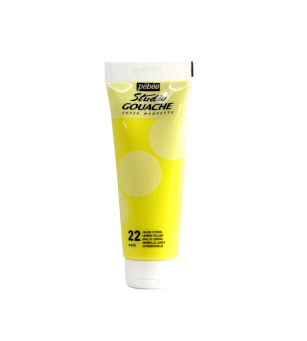 Studio Gouache 220 Ml Lemon Yellow