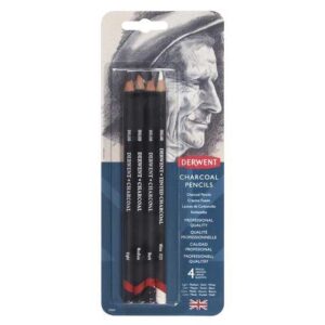 DWT Charcoal Pencil Blister 4pcs
