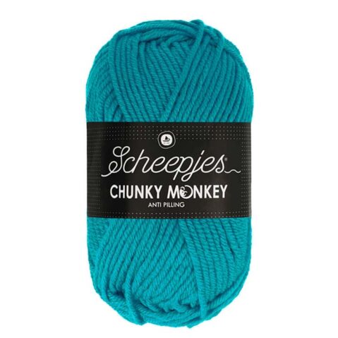 Scheepjes Chunky Monkey Anti Pilling Yarn - Deep Turquoise (2012)