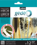 Gedeo Pack Of 12 Mirror Effect Metal Leaves Gold