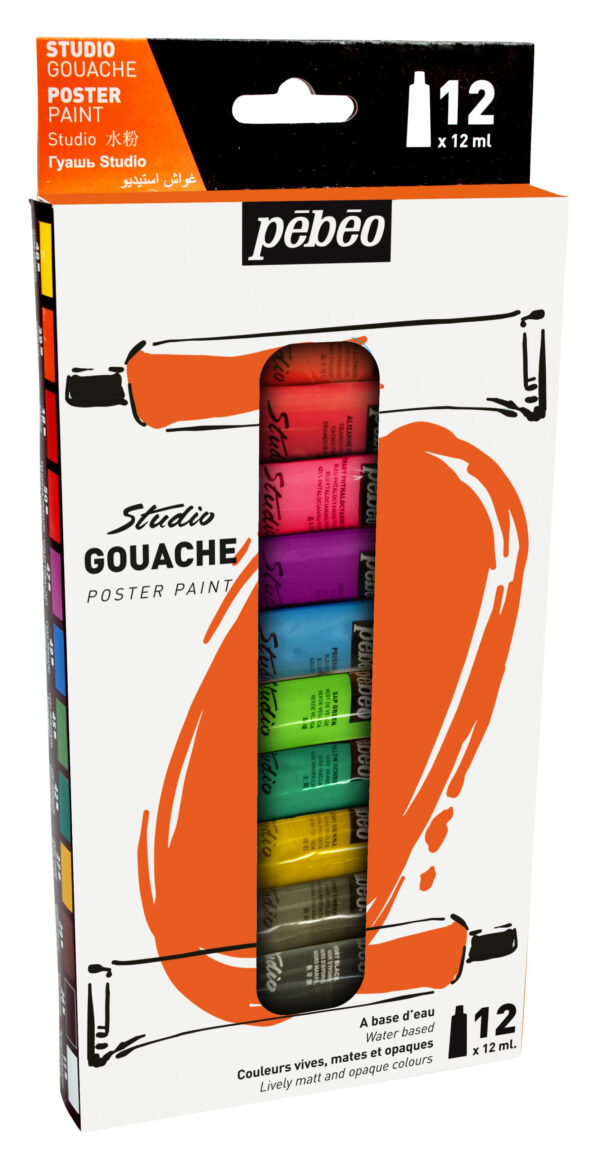 Studio Gouache Set 12 Tubes 12Ml Set