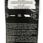 4Artist Marker Set Duo 2+8 Mm White
