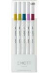 Uni Emott Assorted Colour Fineliner 5 pc pack(60,49,39,72,73)
