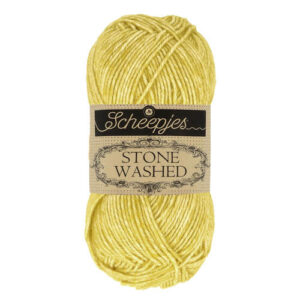 Scheepjes Stone Washed Yarn - Lemon Quartz (812)