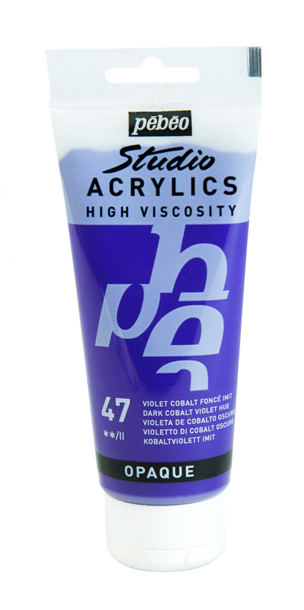 Studio Acrylics Fine Acrylic 100 Ml Dark Cobalt Violet Hue