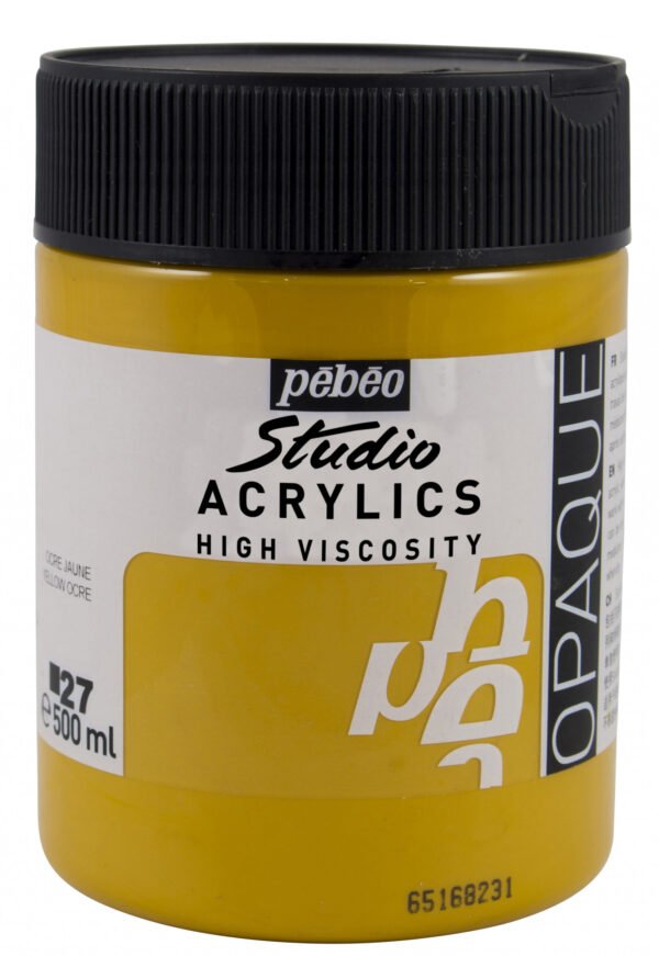 Studio Acrylics Fine Acrylic 500 Ml Yellow Ochre