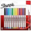 Sharpie 12 Colour Ultra Fine Permanent Marker - 2065408