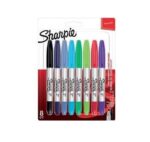 Sharpie Permanent Marker Twin Tip Asst 8 Colours -Gi08865409