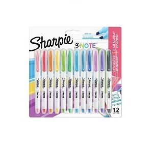 Sharpie Creative Marker S-Note Chisel Tip 12 pcs pack
