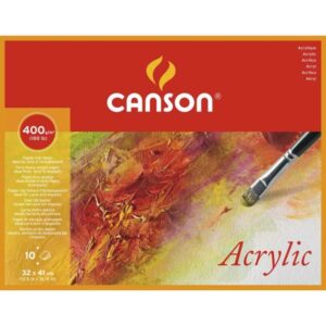 Canson A4 Acrylic Pad 400Gsm 10 Sh