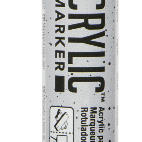 Acrylic Marker 4 Mm Medium Round Tip Precious Silver