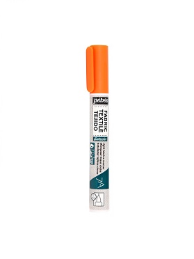 7A Light Fabric Marker 1 Mm Brush Nib Orange