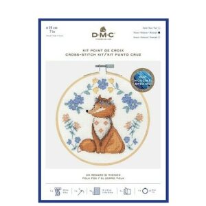 DMC Counted Cross Stitch Kit - Folk Fox