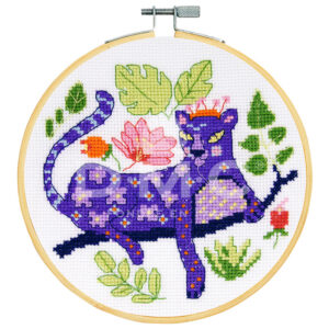 DMC Counted Cross Stitch Starter Kit - Beautiful Panther