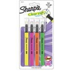 Sharpie Clear View Highlighter Stick Assorted Colours 4 pcs Pack