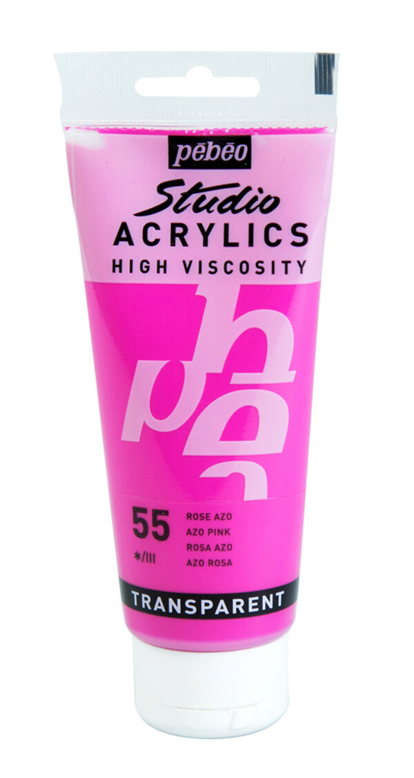 Studio Acrylics Fine Acrylic 100 Ml Azo Pink