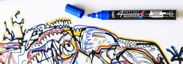 4Artist Marker 4 Mm Round Dark Blue