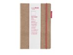 SenseBook Red Rubber 14x21cm Notebook w/ leather cover