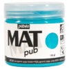 Acrylic Mat Pub 140 Ml Turquoise Blue