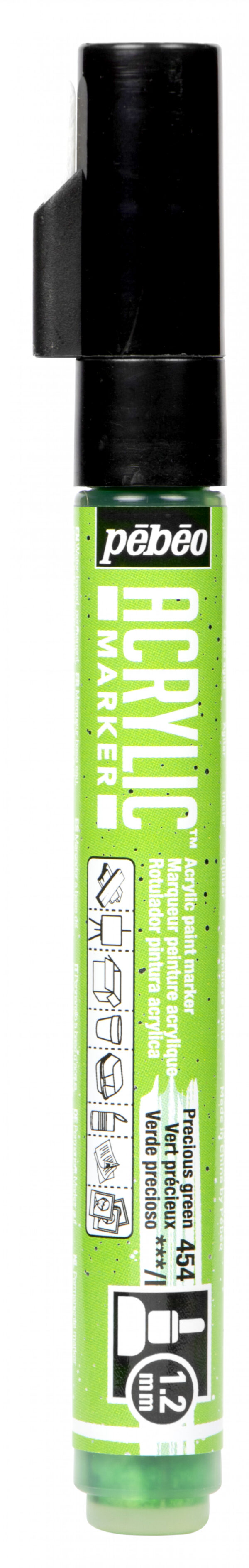 Acrylic Marker Fine 1,2 Mm Tip Precious Green