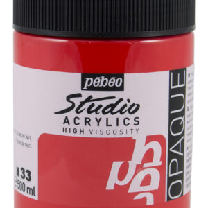 Studio Acrylics Fine Acrylic 500 Ml Cadmium Red Hue