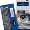 Faber-Castell Graphite Pencil Sketch 6 pcs set with Eraser and Sharpener