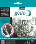 Gedeo Pack Of 12 Mirror Effect Metal Leaves Silver