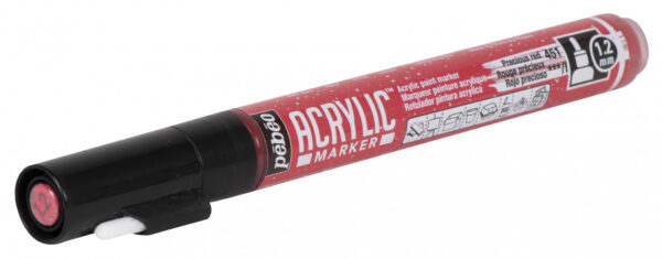 Acrylic Marker Fine 1,2 Mm Tip Precious Red