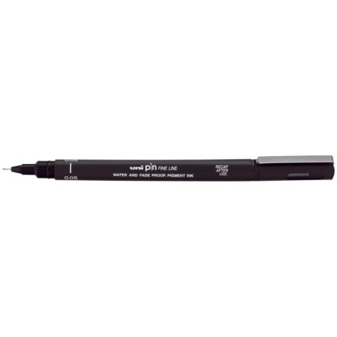 Uni pin fine line drawing pen black 005
