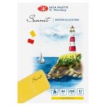 Sonnet Watercolour Pad Eggshell Paper 100% Cellulose, 200gsm A4 12 Sheets
