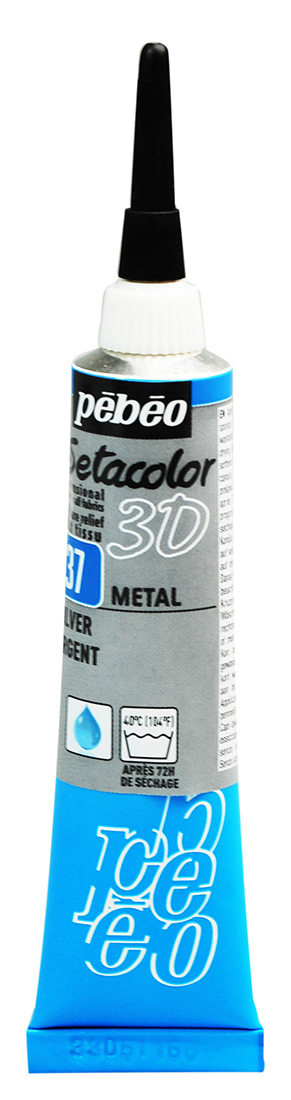 Setacolor 3D Metal Effect 20 Ml Silver