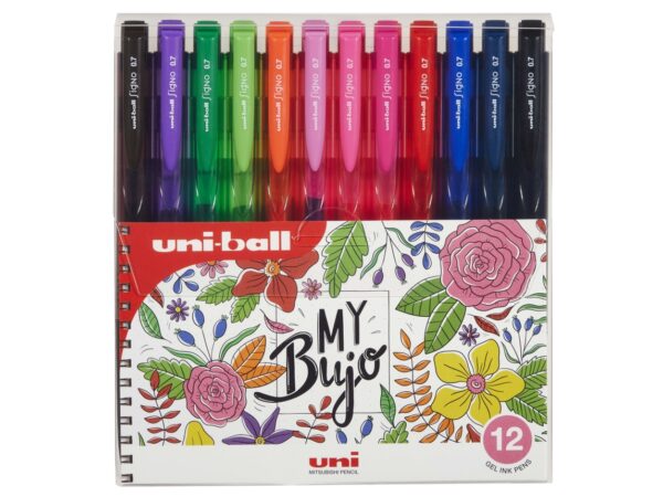 Uniball Signo Gel Ink Pens 0.7mm Fine 12 pcs Set B