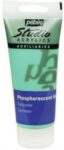 Studio Acrylics 100 Ml Phosphorescent Gel Turquoise
