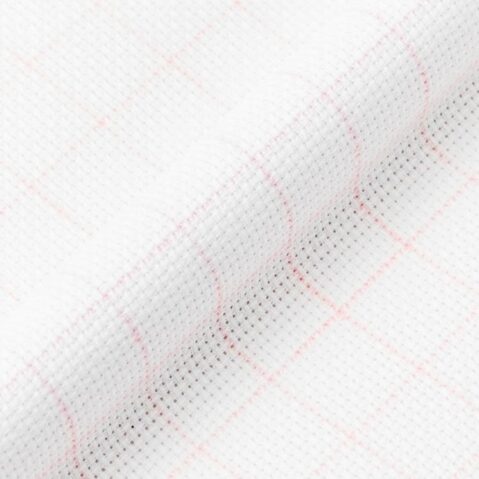 DMC Charles Craft Magic Guide Aida Cross Stitch Fabric, Roll Pack, 14ct, 38 cm. x 46 cm. (Blanc)