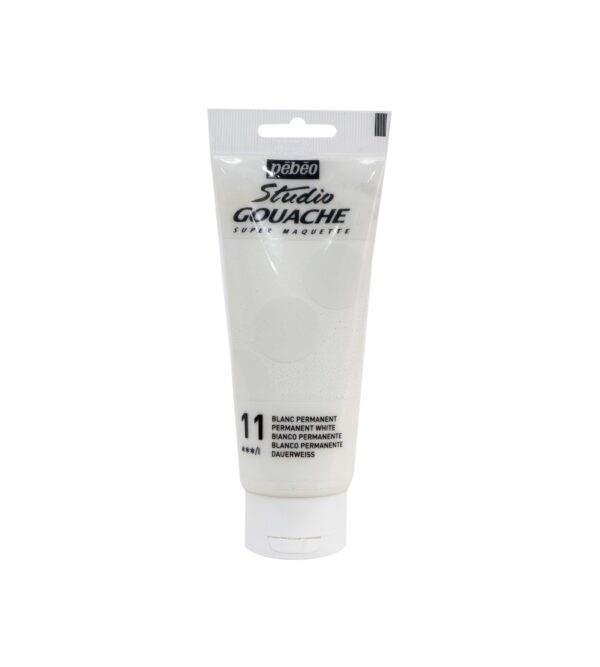 Studio Gouache 220 Ml Permermanent White