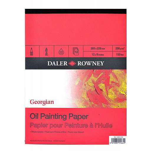 Daler Rowney Oil Pad 12 Sheets 250G/M
