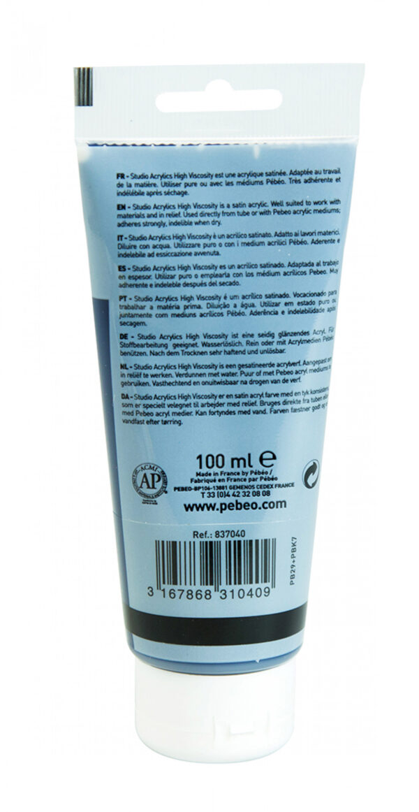 Studio Acrylics Fine Acrylic 100 Ml Payne'S Grey