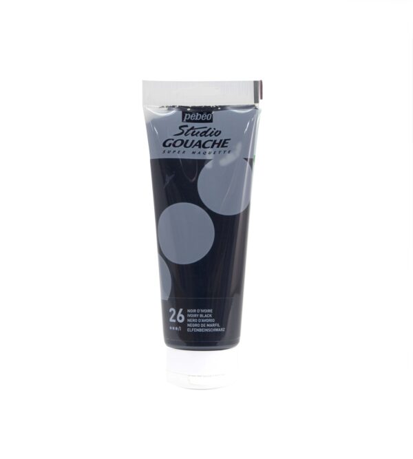 Studio Gouache 220 Ml Ivory Black