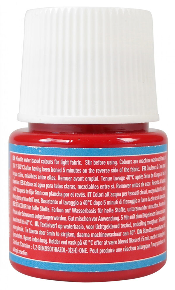 Setacolor Light Fabrics 45 Ml Cardinal Red