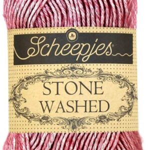 Scheepjes Stone Washed Yarn - Corundum Ruby (808)