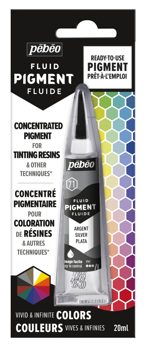 Fluid Pigment 20 Ml Silver