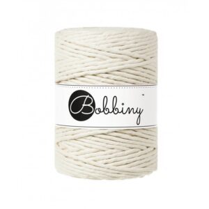 Bobbiny Premium Macrame String, Natural, 5mm -xxl