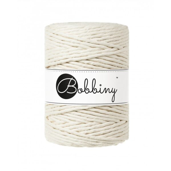 Bobbiny Premium Macrame String, Natural, 5mm -xxl