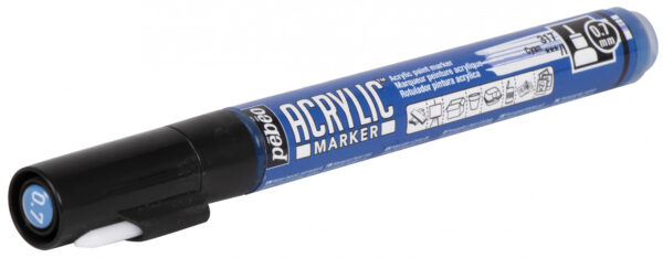 Acrylic Marker Extra Fine 0,7 Mm Tip Cyan