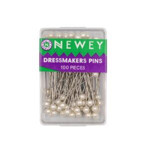 Newey Dressmaking Pin - Pearl Head 100 pcs pack