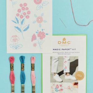 DMC Magic Paper Embroidery Kit - Flowers