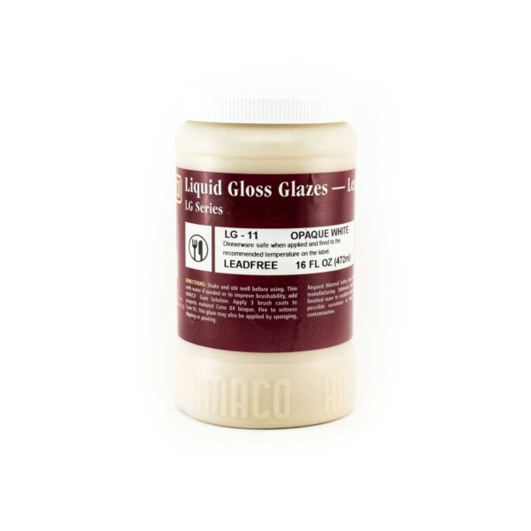 Amaco Glaze Lg-11 Pt Opaque White