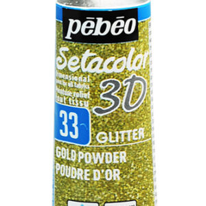 Setacolor 3D Glitter Effect 20 Ml Gold Powder
